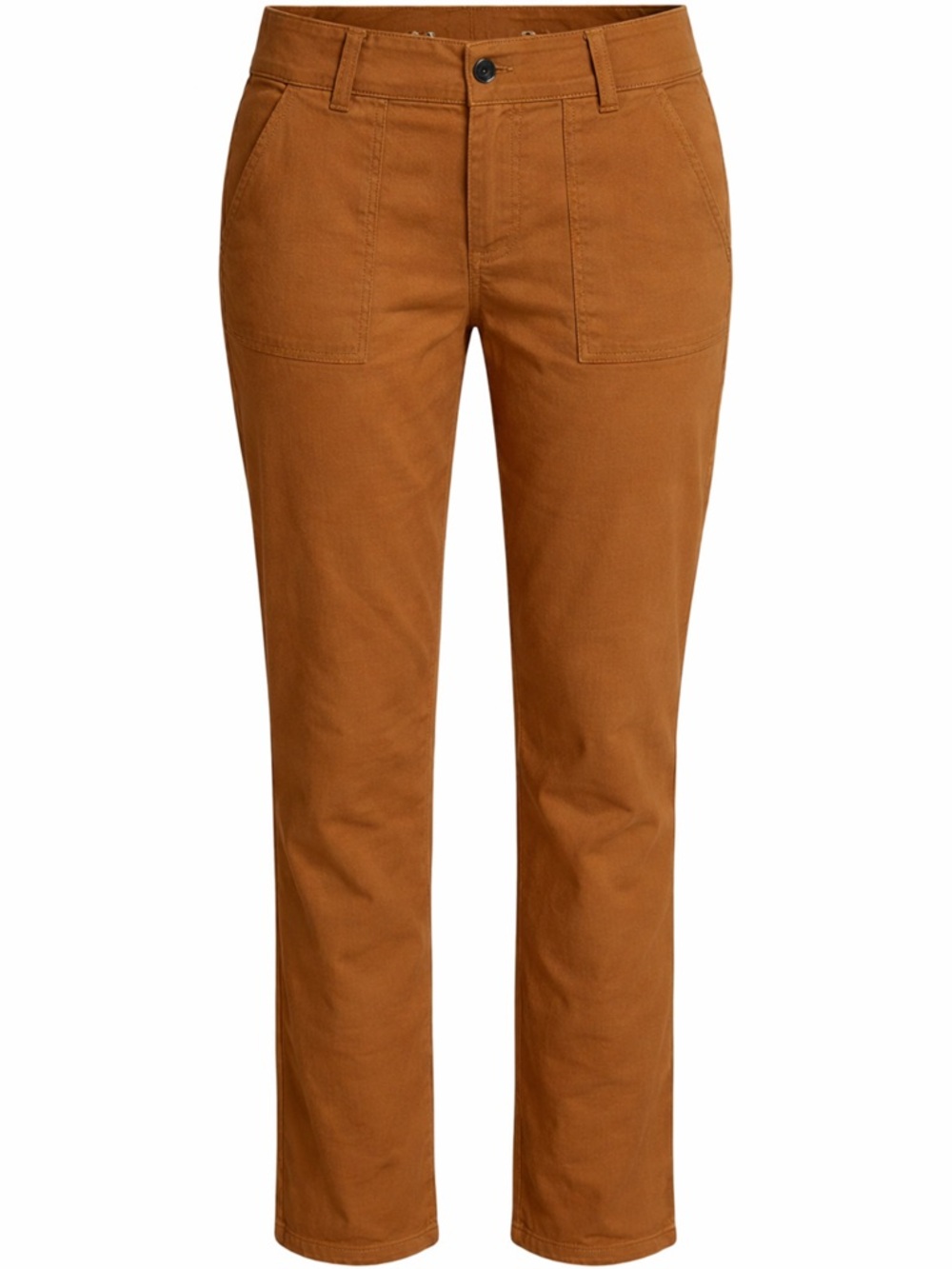 Eileen Fisher Ochre Organic Cotton Stretch Slim Ankle Pants Size 10